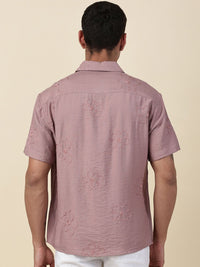 Thomas Scott Men Embroidered Regular Fit Casual Shirt