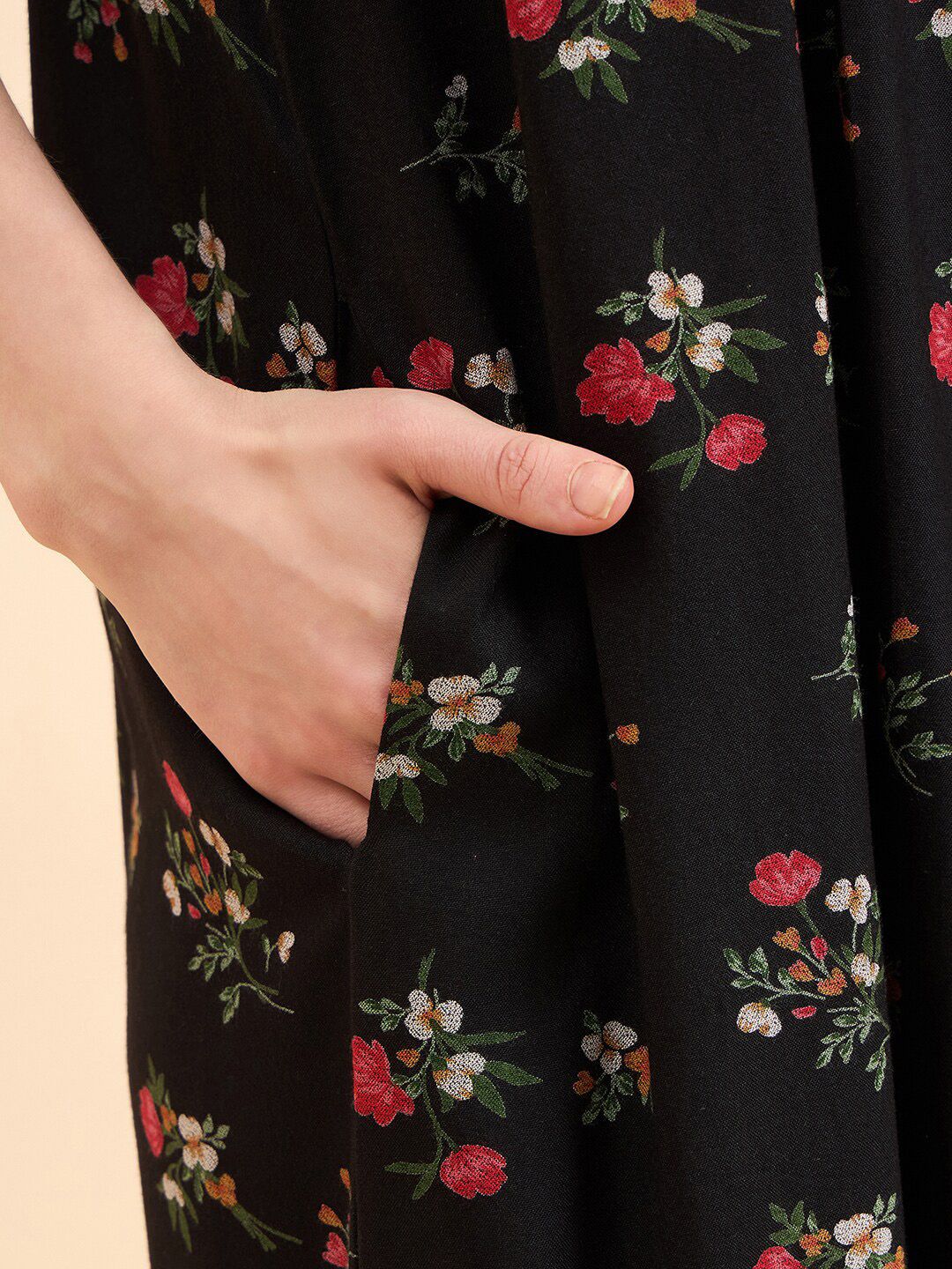Sweet Dreams Floral Printed Pure Cotton Maxi Nightdress