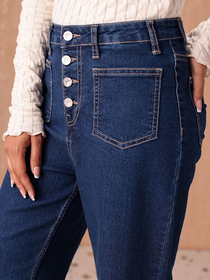 all about you Women Straight Fit High-Rise Stretchable Jeans