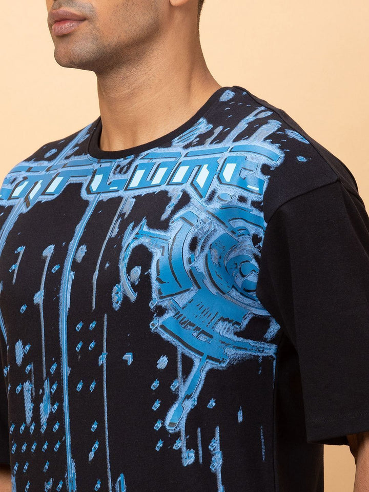 Being Human Men Printed Pockets T-shirt