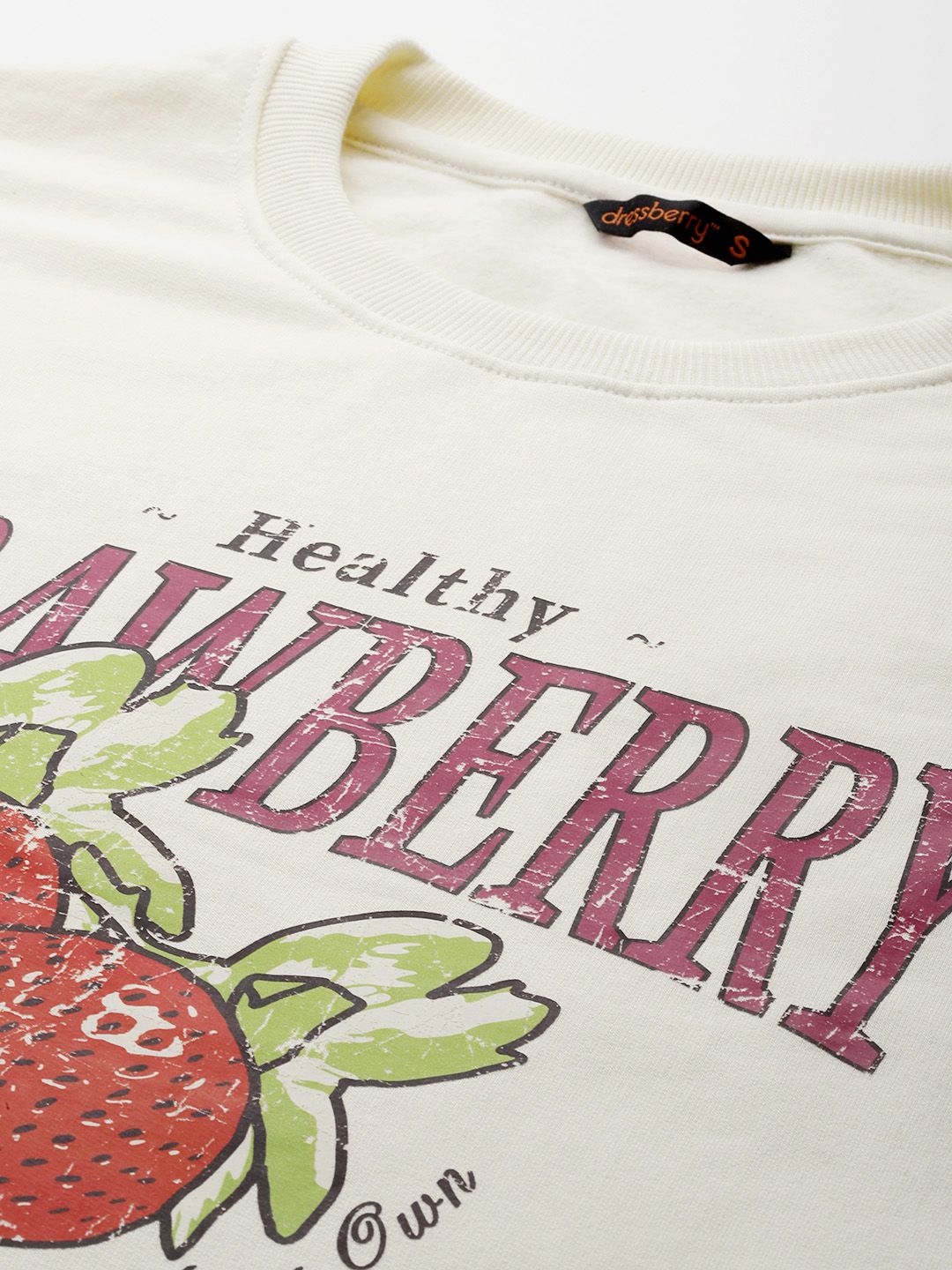DressBerry Women Printed Longline Sweatshirt