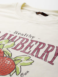 DressBerry Women Printed Longline Sweatshirt