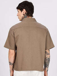 Eszett Furious Cuban Collar Cotton Shirt