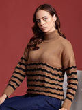 all about you Striped Pullover