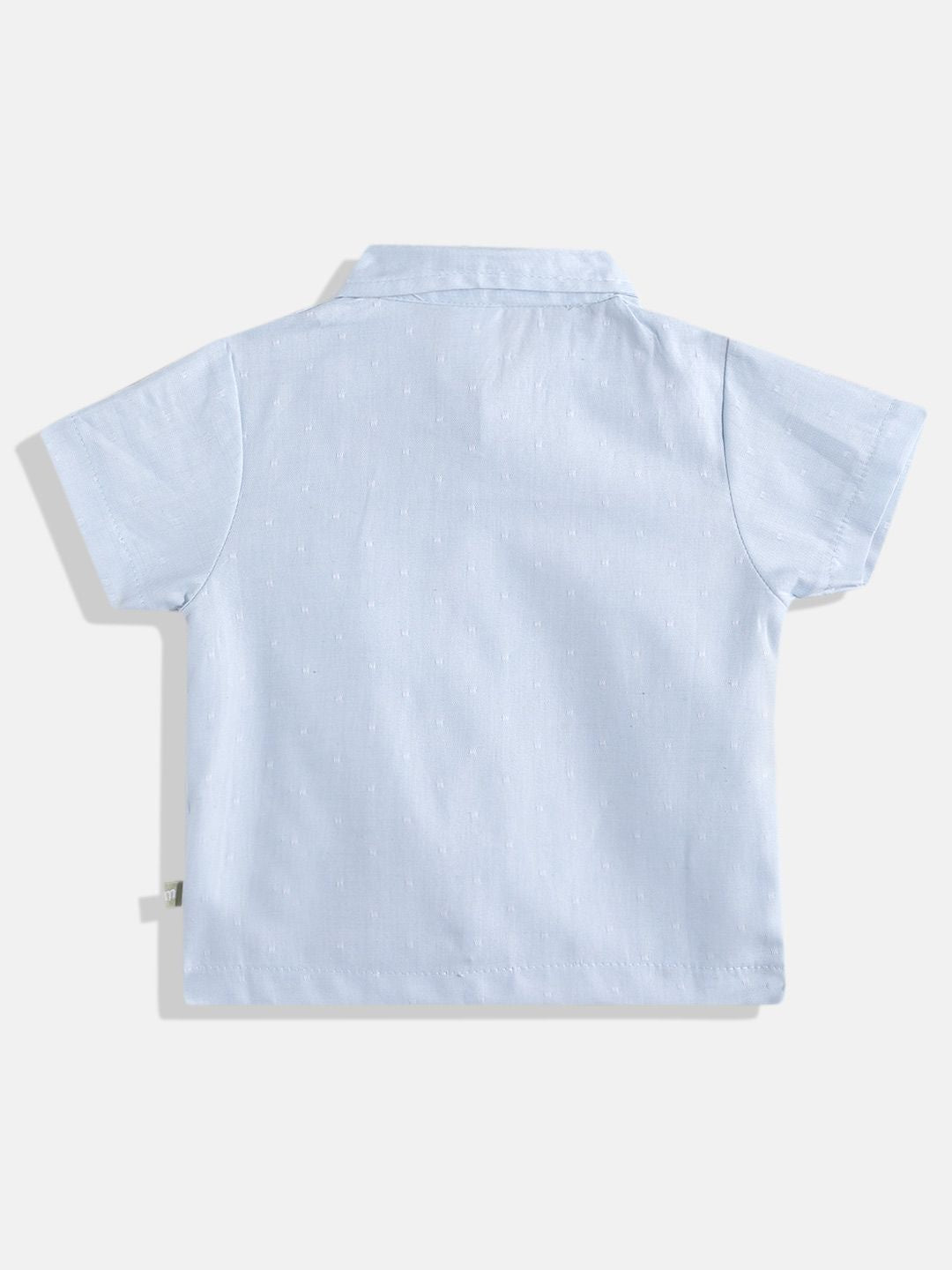 Moms Love Infant Boys Pure Cotton Dobby Shirt