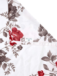 KLOTTHE Floral Printed 300TC Single Bedsheet & Pillow Cover