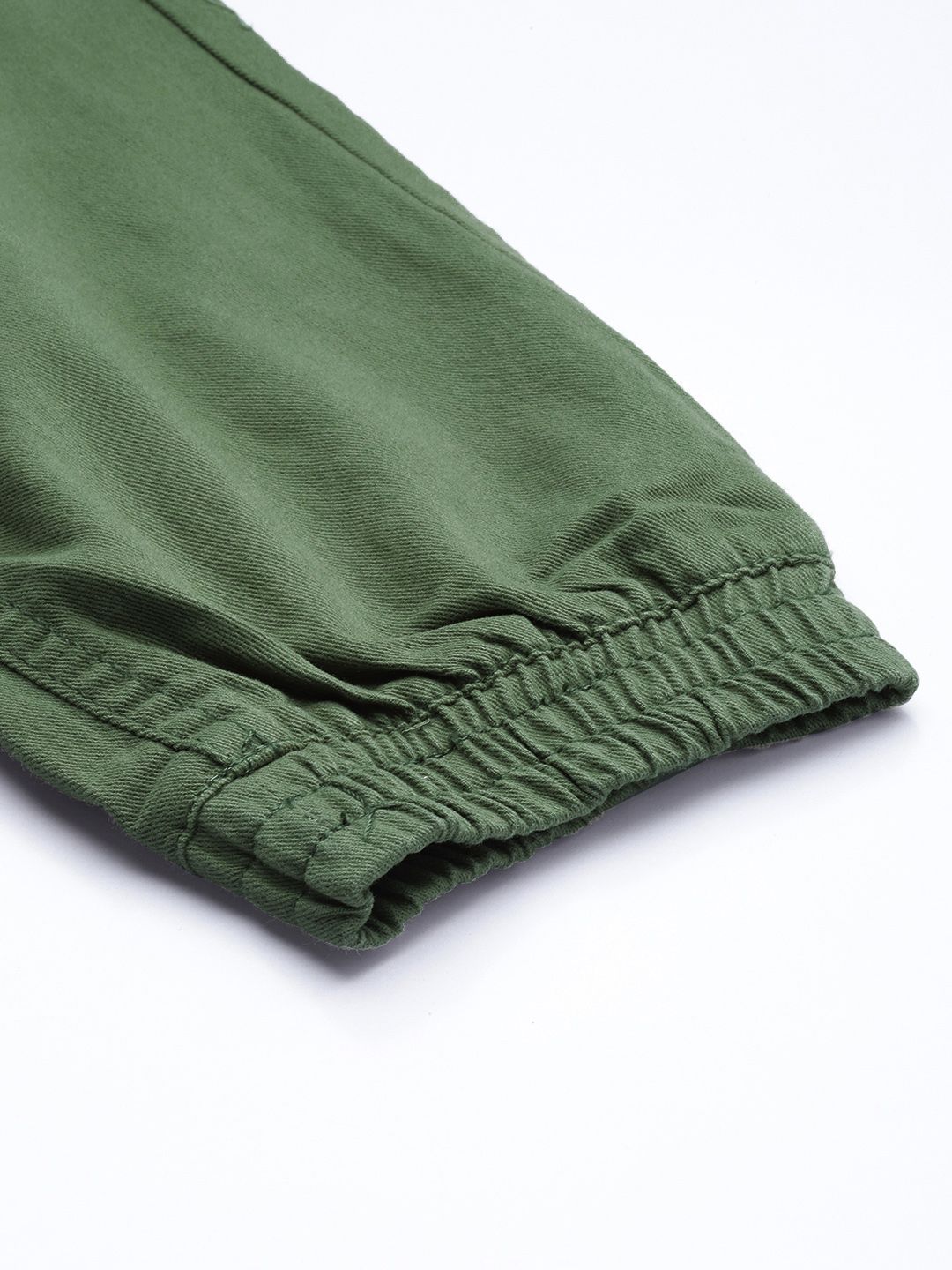 The Indian Garage Co Men Green Joggers Trousers