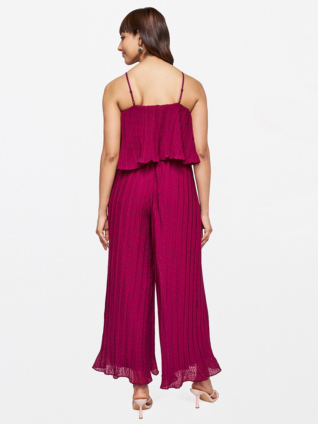 AND Red Basic Jumpsuit