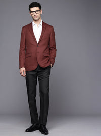 Raymond Contemporary Fit Single-Breasted Formal Blazer