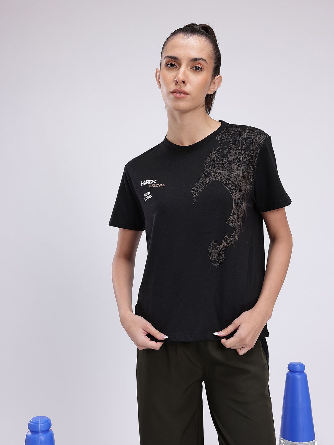 HRX by Hrithik Roshan Printed Lifestyle T-shirt