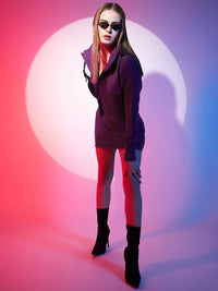 STREET 9 Mock Collar Quilted Jacket