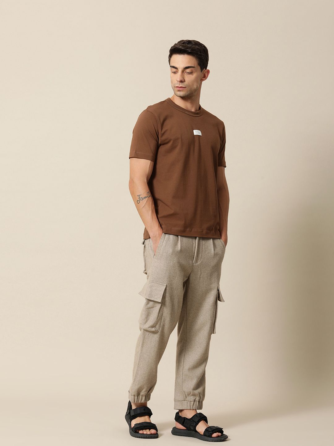 Mr Bowerbird Round Neck Tailored Fit Philsosophy Muscle T-shirt