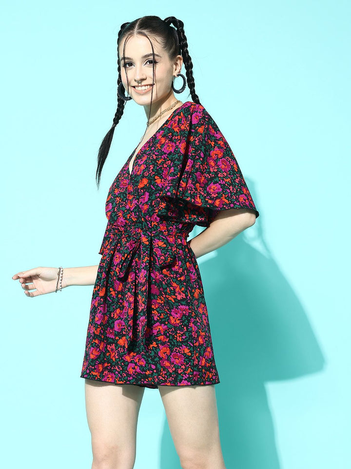 Jumpsuit Berrylush Floral Printed