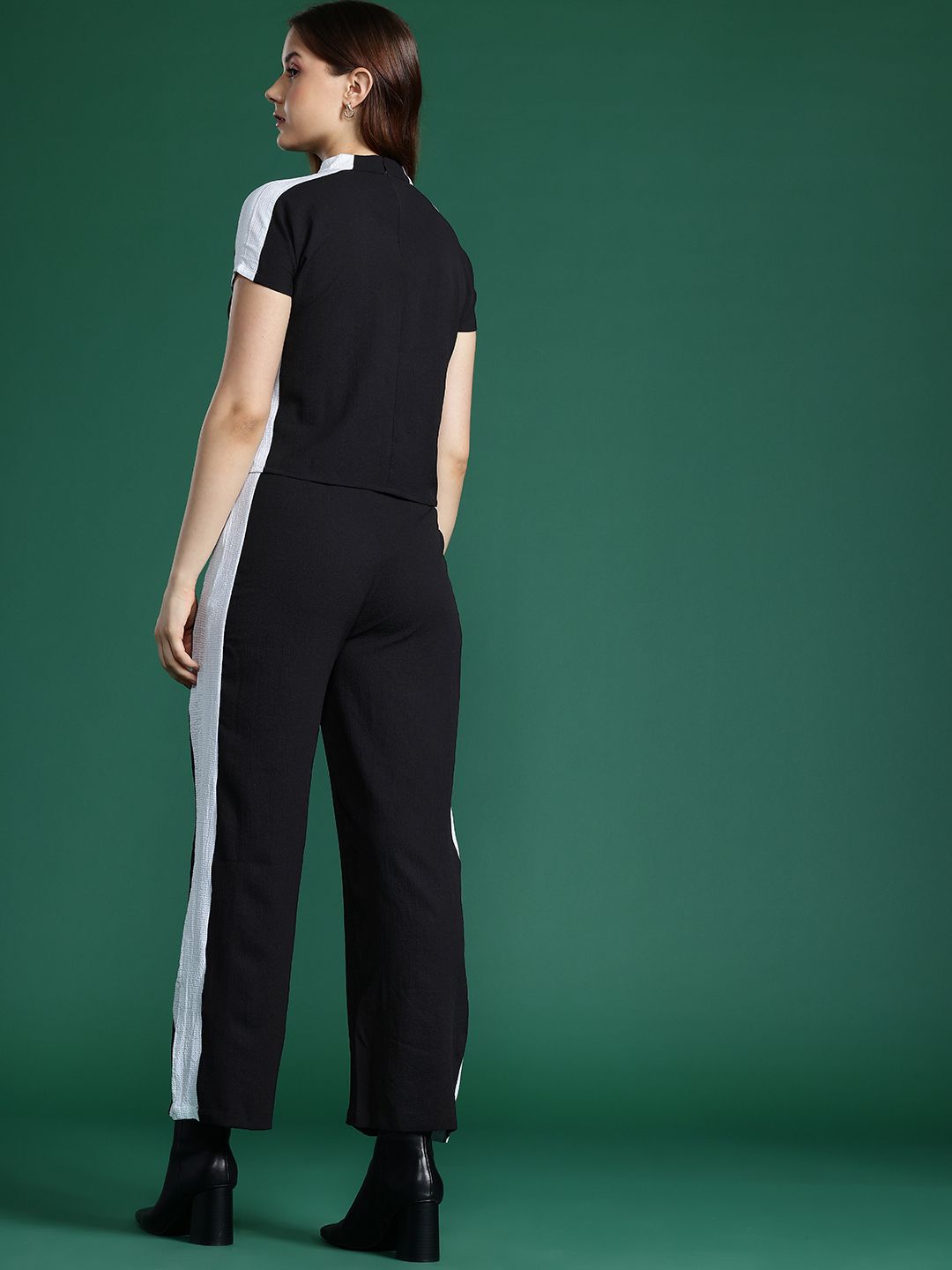 DressBerry Monochrome Top With Trousers Co-Ord Set