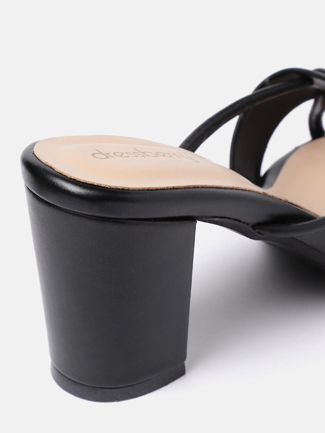 DressBerry Open Toe Block Heel