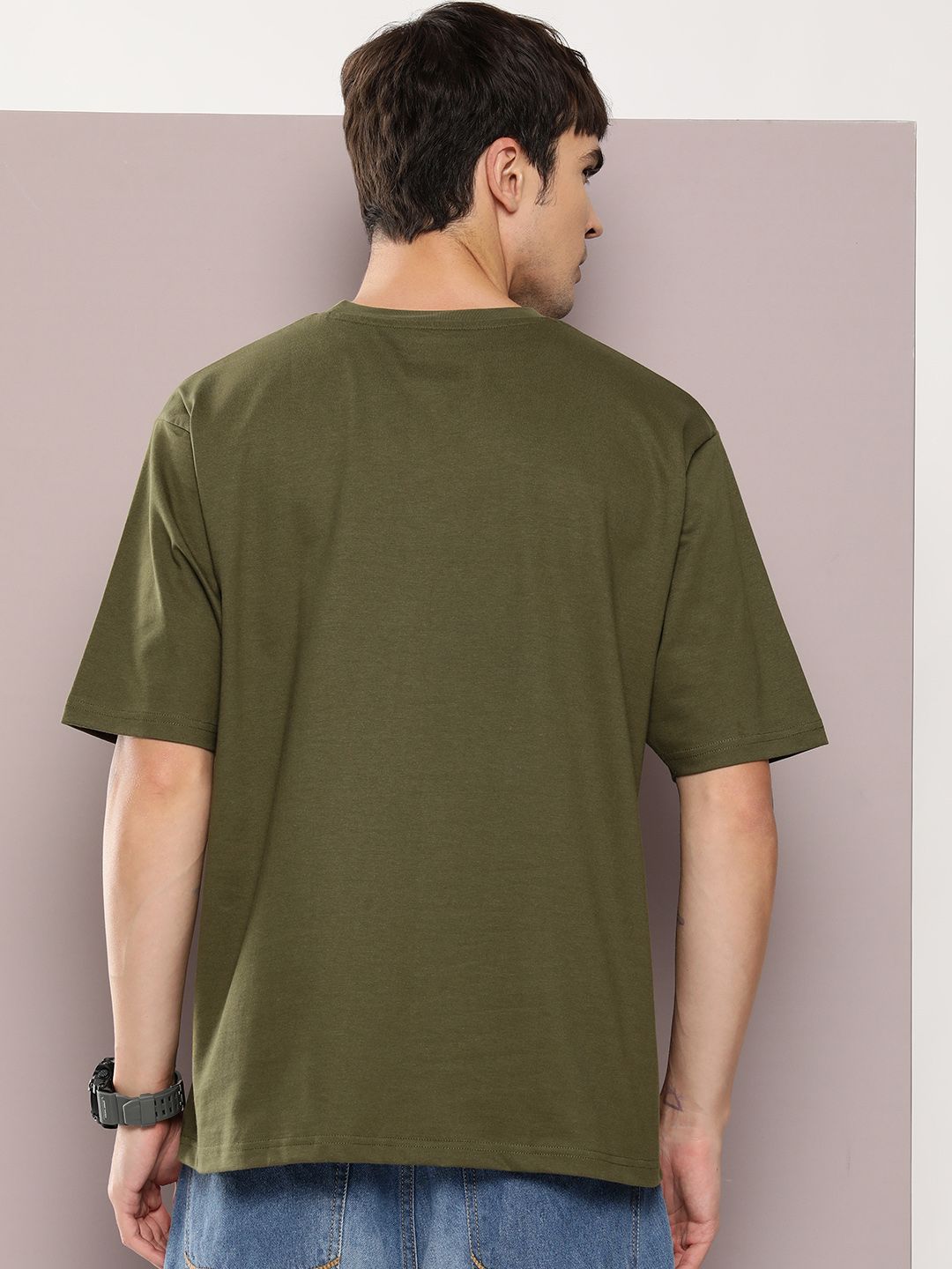 DILLINGER Men Graphic Printed Oversized T-shirt