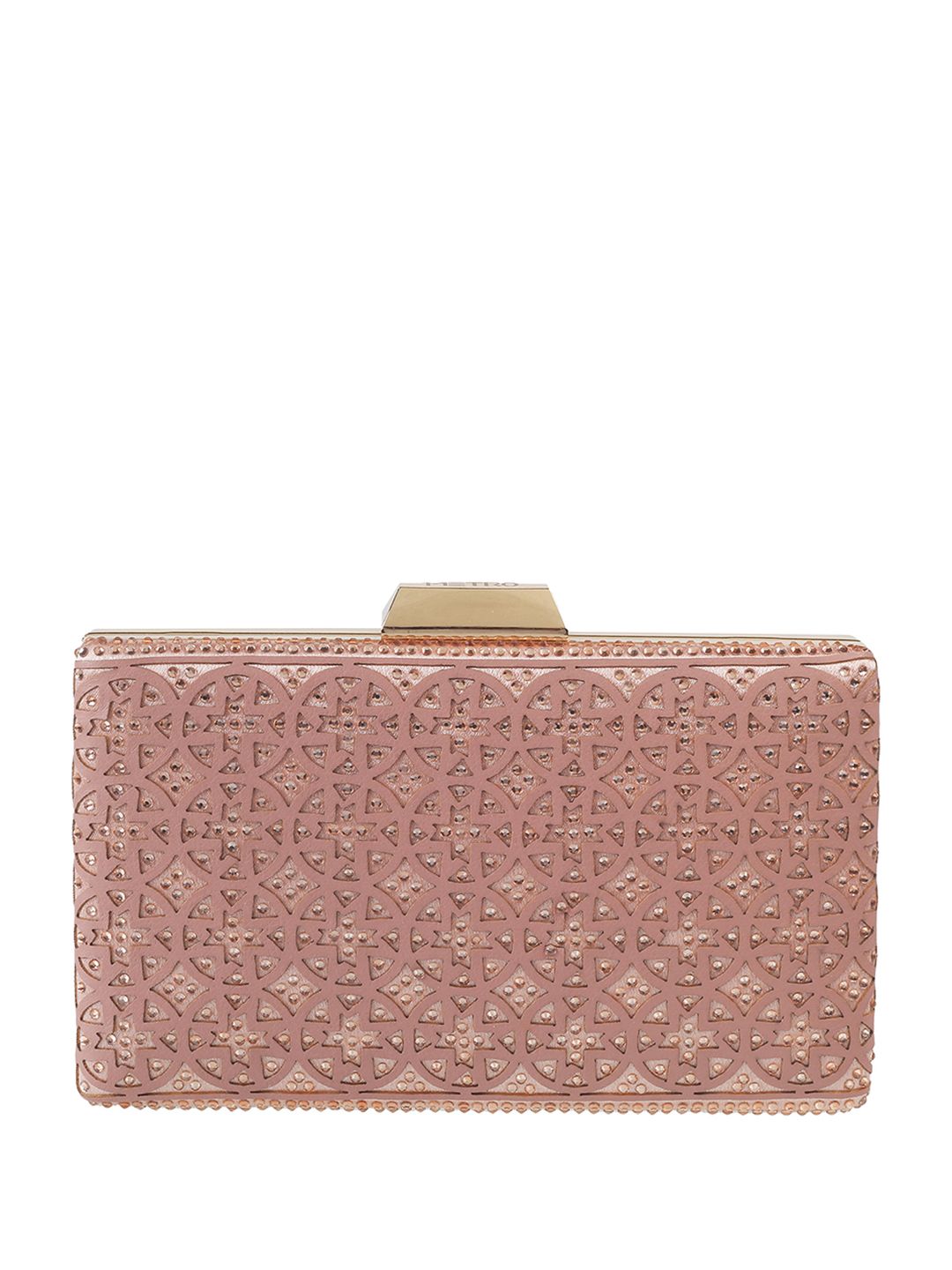 Metro Textured Box Clutch