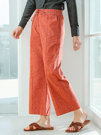 Freehand by The Indian Garage Co Women Straight Fit Parallel Trousers