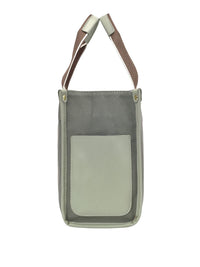 Lino Perros Self Design Canvas Structured Handheld Bag