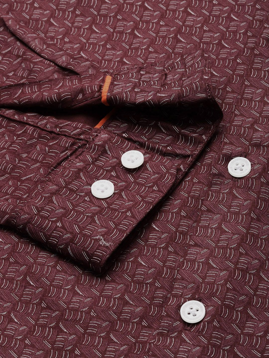 Park Avenue Pure Cotton Slim Fit Printed Casual Shirt