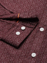 Park Avenue Pure Cotton Slim Fit Printed Casual Shirt