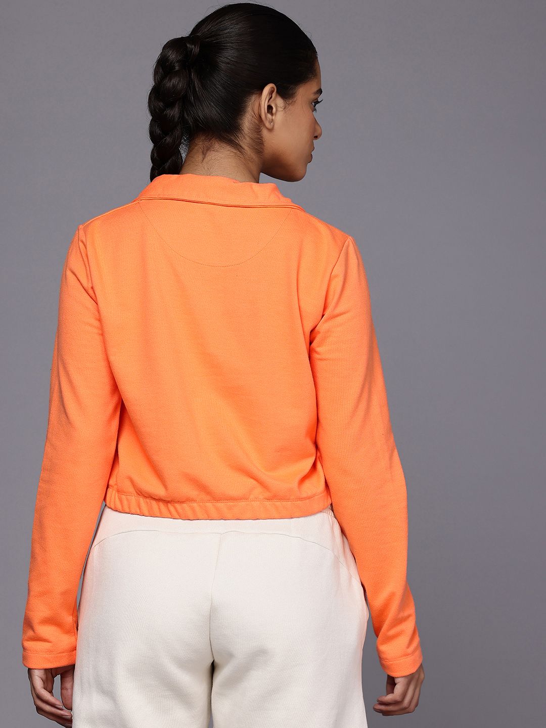 HRX by Hrithik Roshan NATURETHERAPY Outdoor Crop Sweatshirt