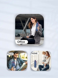 Pexpo Bravo Blue ISI Certified Thermosteel Hot and Cold flask Insulated Water Bottle 700ml