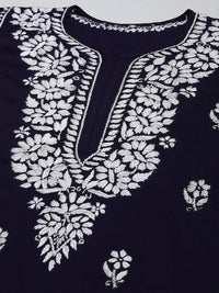 House of Chikankari Women Embroidered Chikankari Kurta