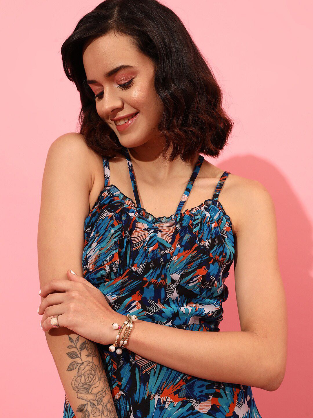 STREET 9 Floral Georgette Sheath Dress