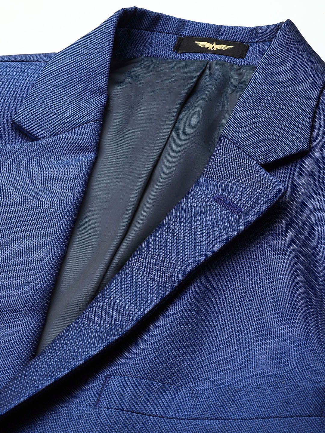 Park Avenue Super Slim Fit Notched Lapel Collar 3 Piece Party Suit