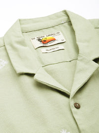The Indian Garage Co Self Design Relaxed Fit Casual Shirt