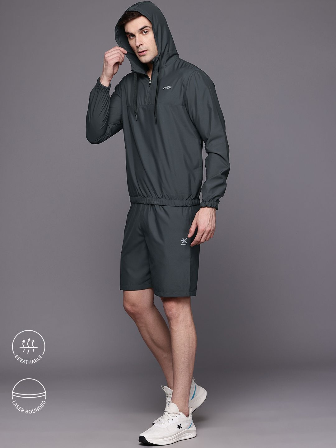 HRX by Hrithik Roshan Men Rapid-Dry Running Tracksuit