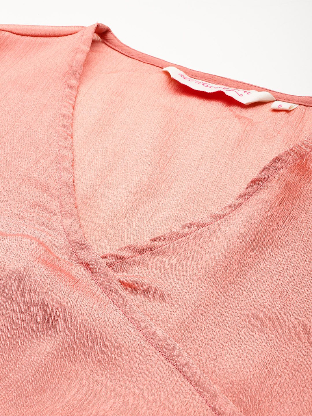 all about you Embroidered Detail Wrap Ethnic Co-ords
