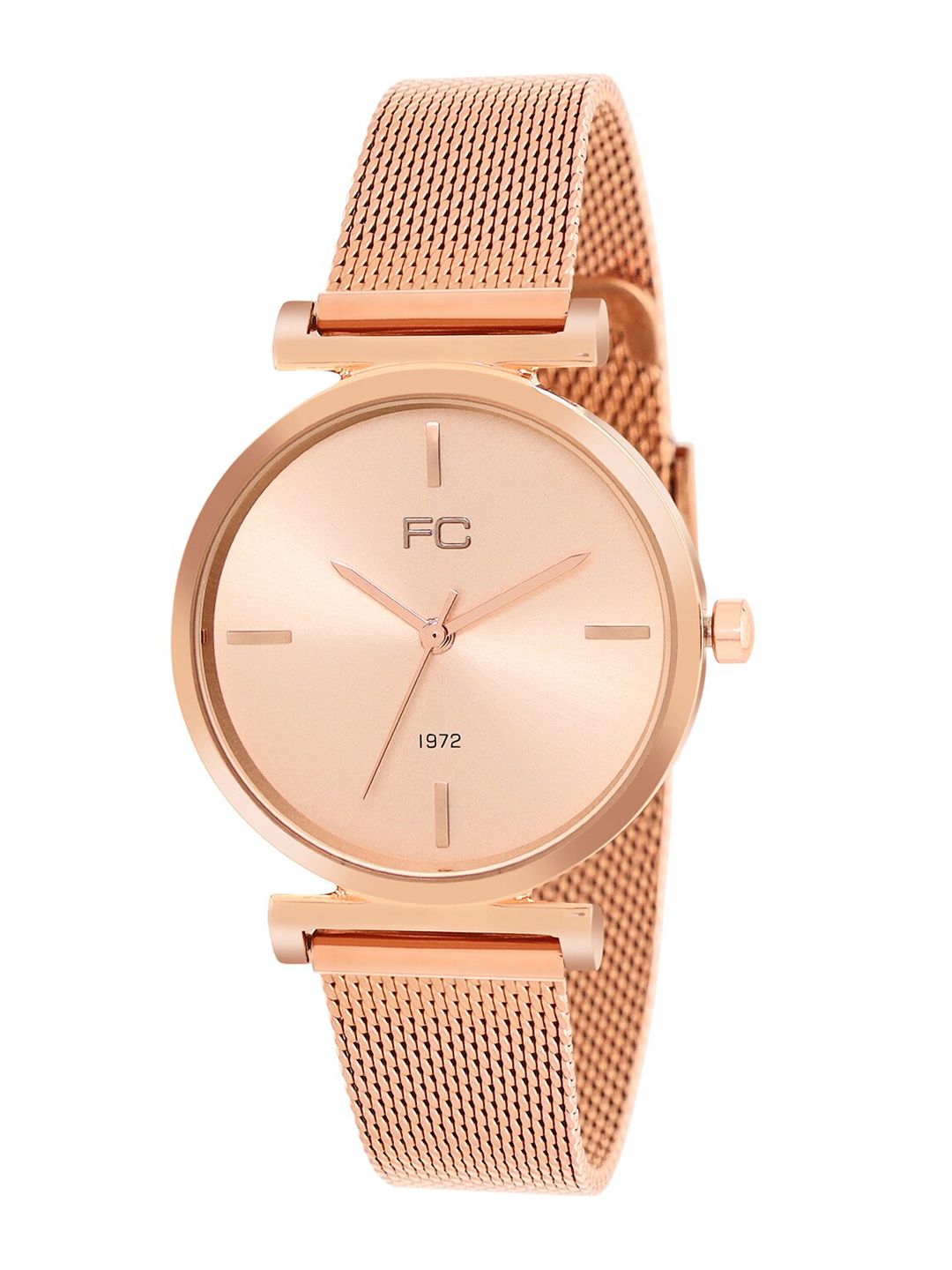 French Connection Women Stainless Steel Bracelet Style Straps Analogue Watch FCN00087B