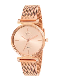 French Connection Women Stainless Steel Bracelet Style Straps Analogue Watch FCN00087B