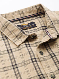 The Indian Garage Co Men Slim Fit Checked Casual Shirt