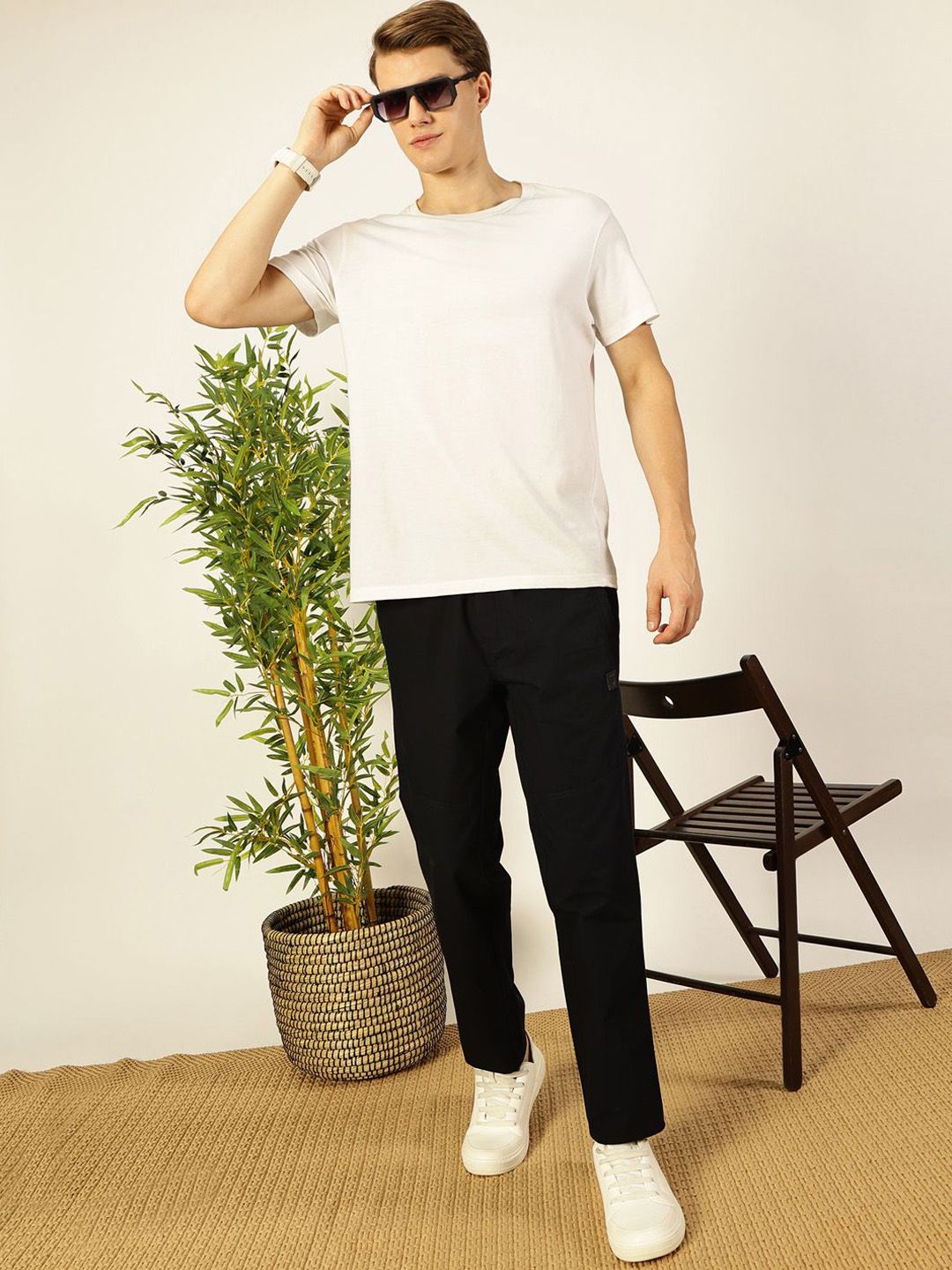 Thomas Scott Men Regular Fit Jogger Trousers