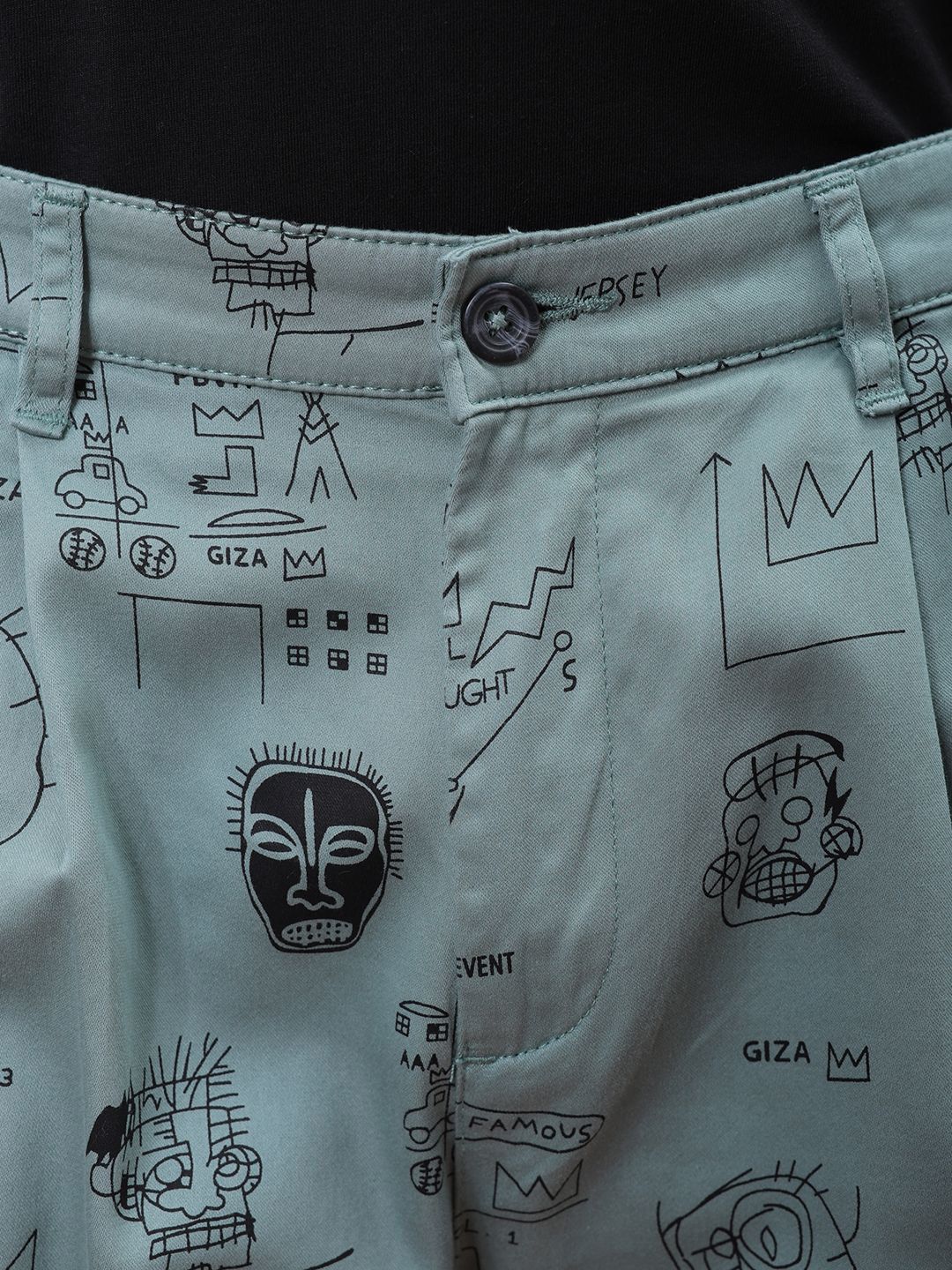 The Indian Garage Co Men Abstract Printed Relaxed Fit Shorts