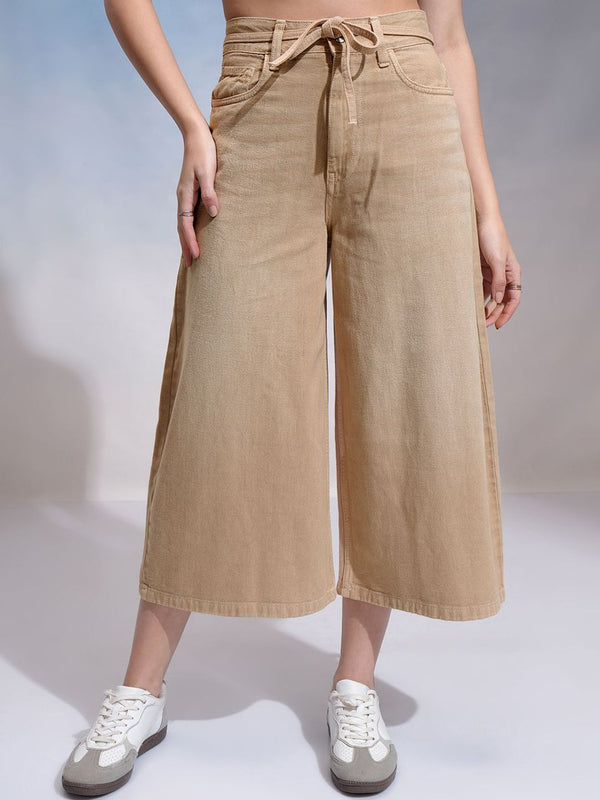 ESPYR By Tokyo Talkies Women Culotte High-Rise Stretchable Jeans