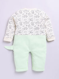 Moms Love Infant Boys Printed Pure Cotton Party Romper