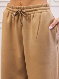 SASSAFRAS Women Relaxed Fit Track Pants
