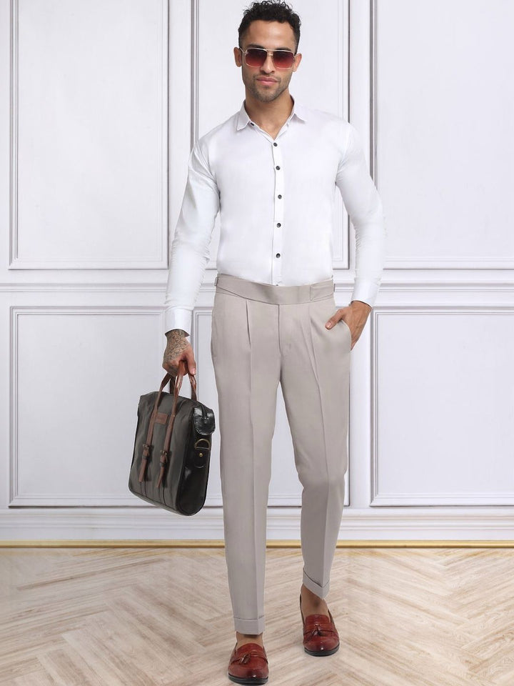 Moda Rapido Men Slim Fit Easy Wash Trousers