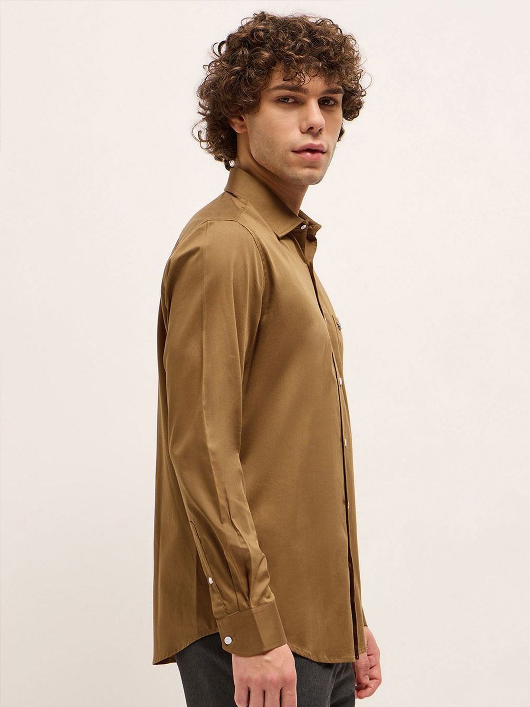 THE BEAR HOUSE Men Tailored Fit Opaque Formal Shirt