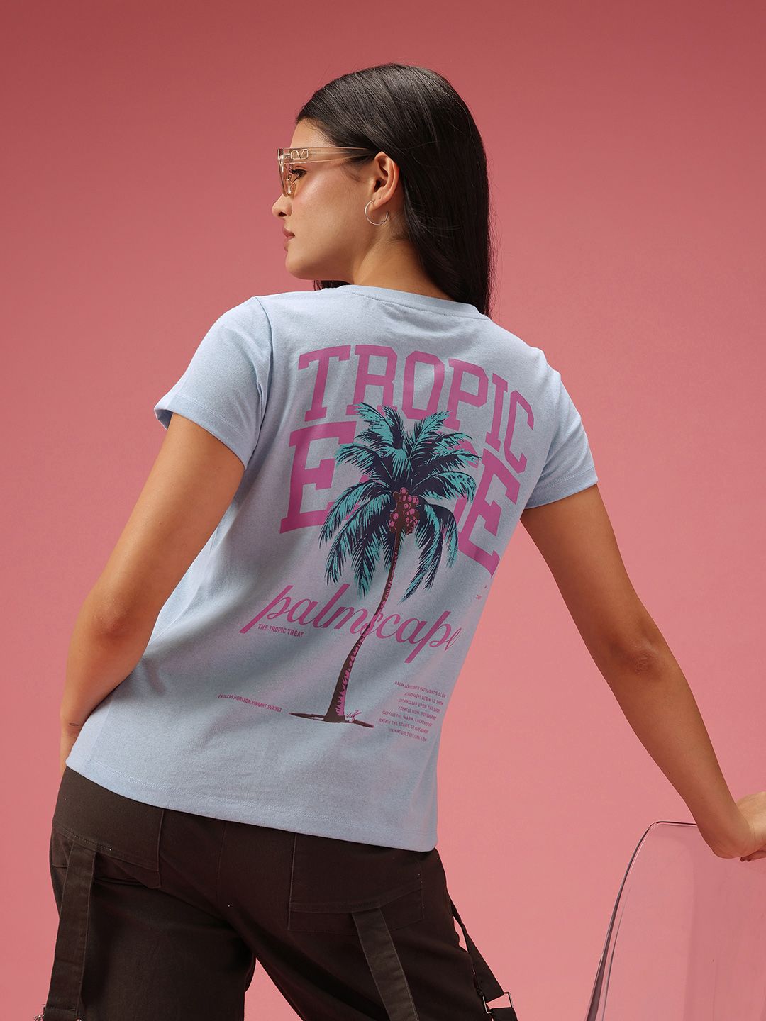 DressBerry Typography Printed Casual T-shirt