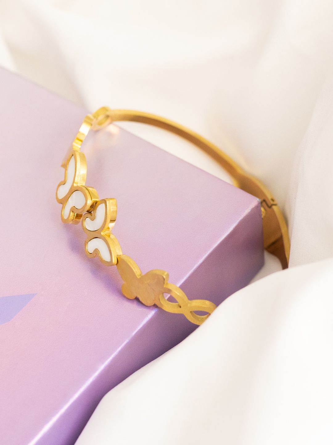 VOGUE PANASH Gold-Plated Bangle-Style Bracelet