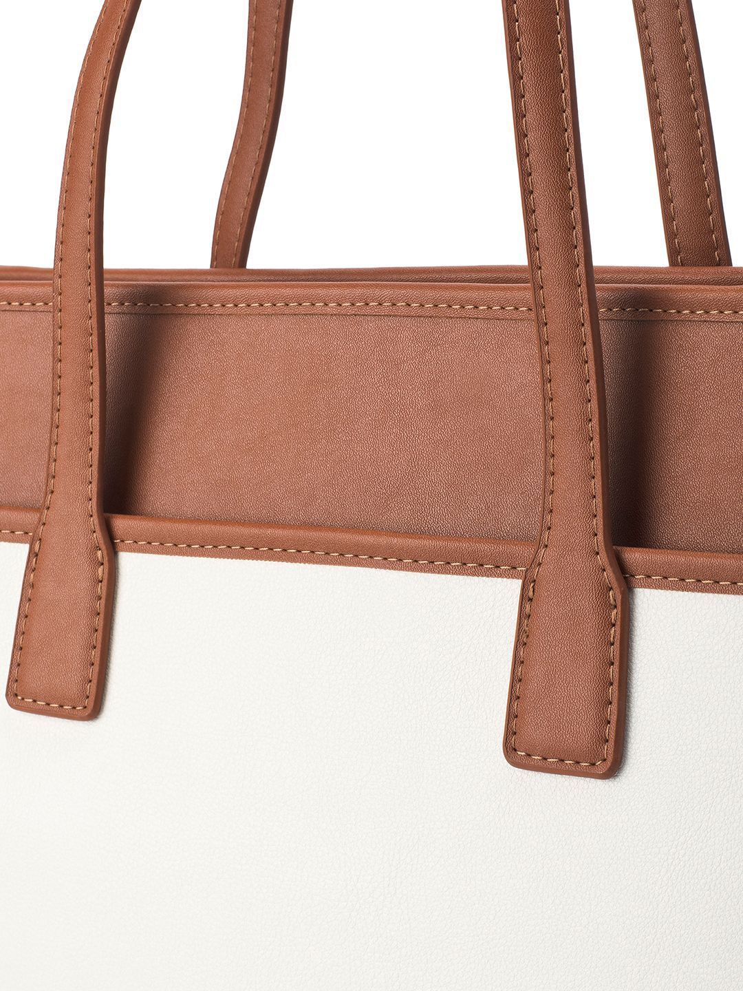 Lino Perros Oversized Structured Tote Bag with Quilted