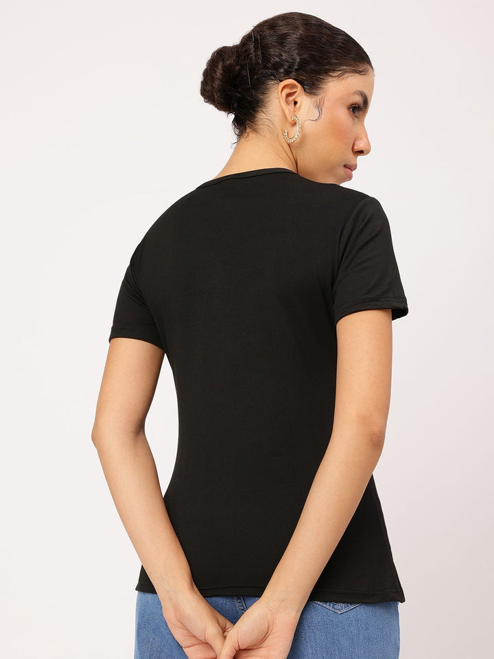 DressBerry Easy Breezy Henley Neck T-shirt