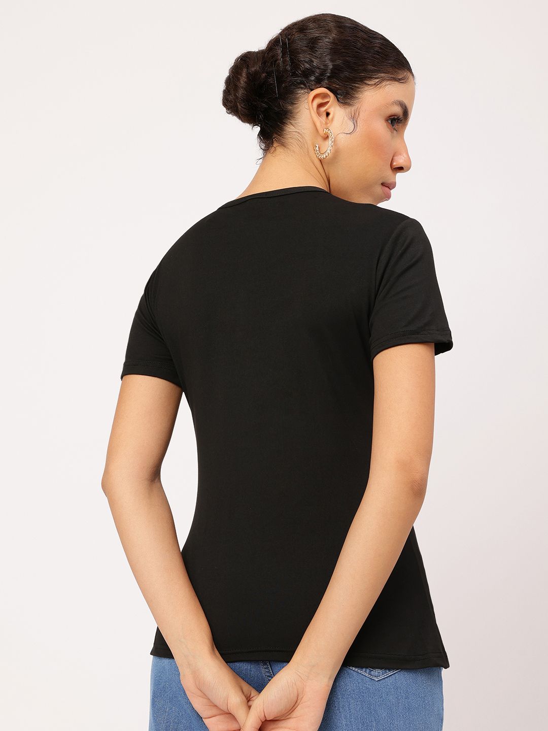 DressBerry Easy Breezy Henley Neck T-shirt