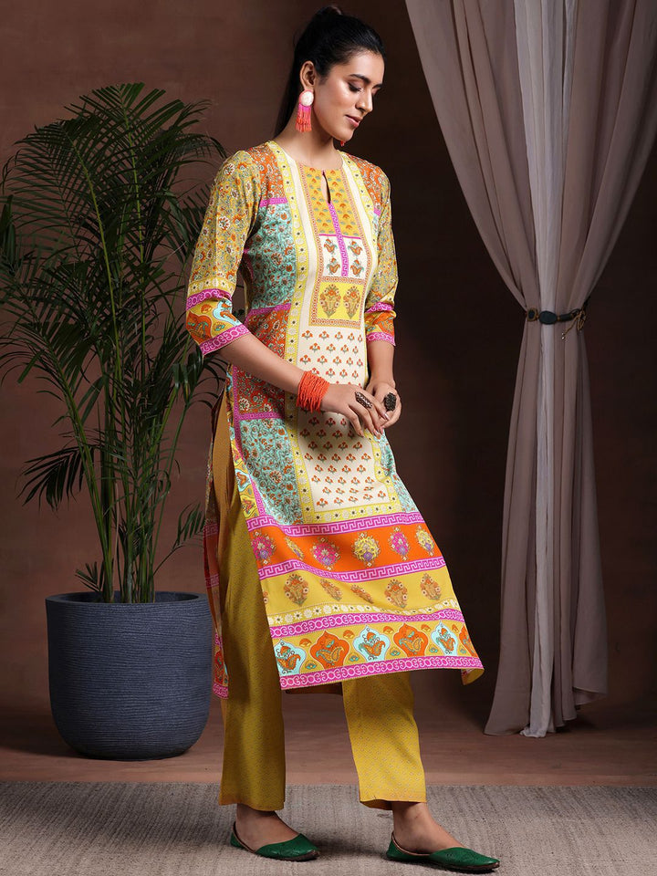 Libas Ethnic Motifs Printed Kurta with Trousers & Dupatta