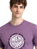 ADRO Men Typography Printed T-shirt